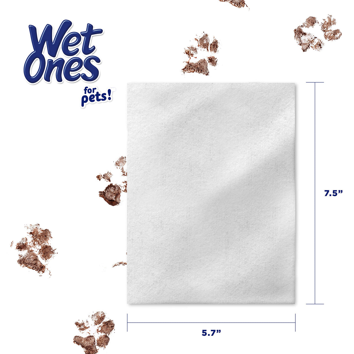Wet Ones for Pets Antibacterial Dog Wipes, Tropical Splash, 50 Count, 12-Pk