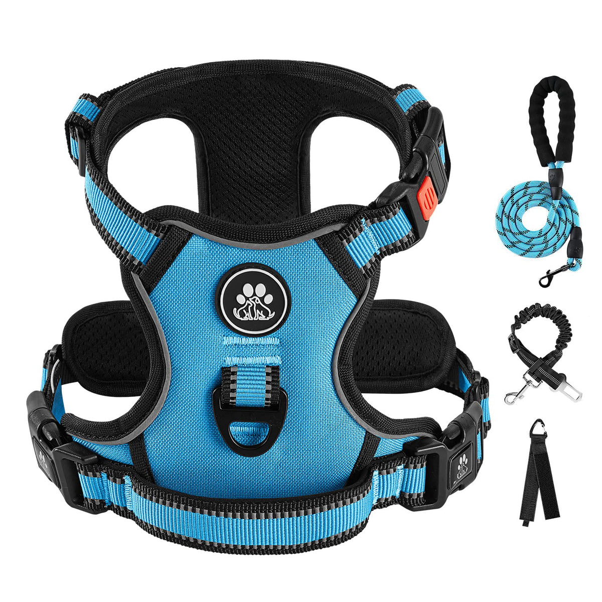 IVY&LANE Dog Harness with Leash Set for Small to Large Dogs