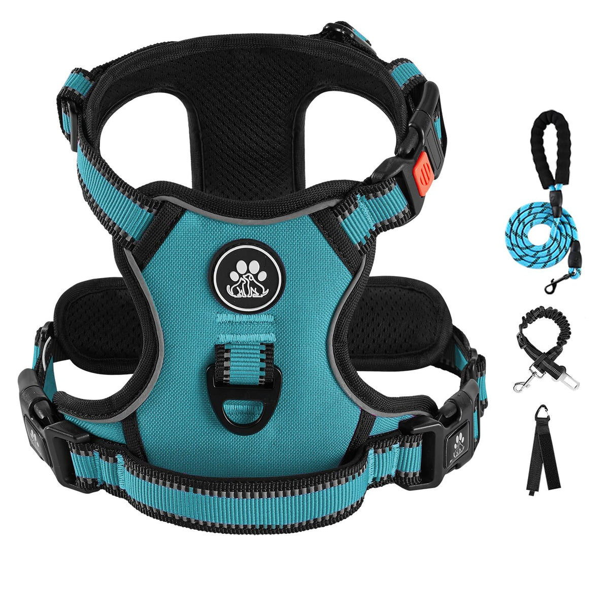 IVY&LANE Dog Harness with Leash Set for Small to Large Dogs