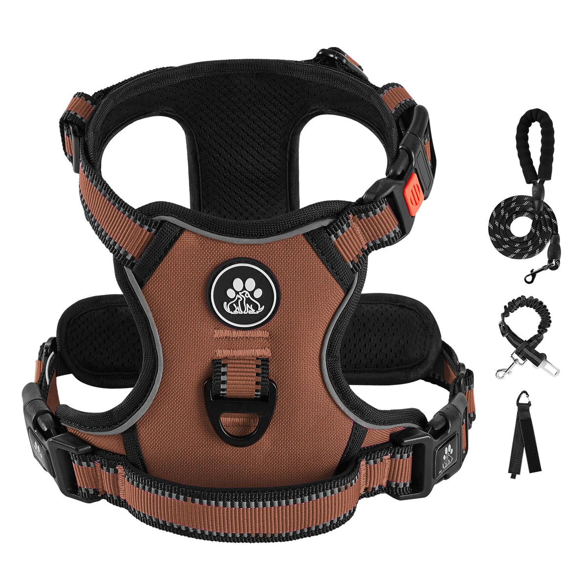 IVY&LANE Dog Harness with Leash Set for Small to Large Dogs