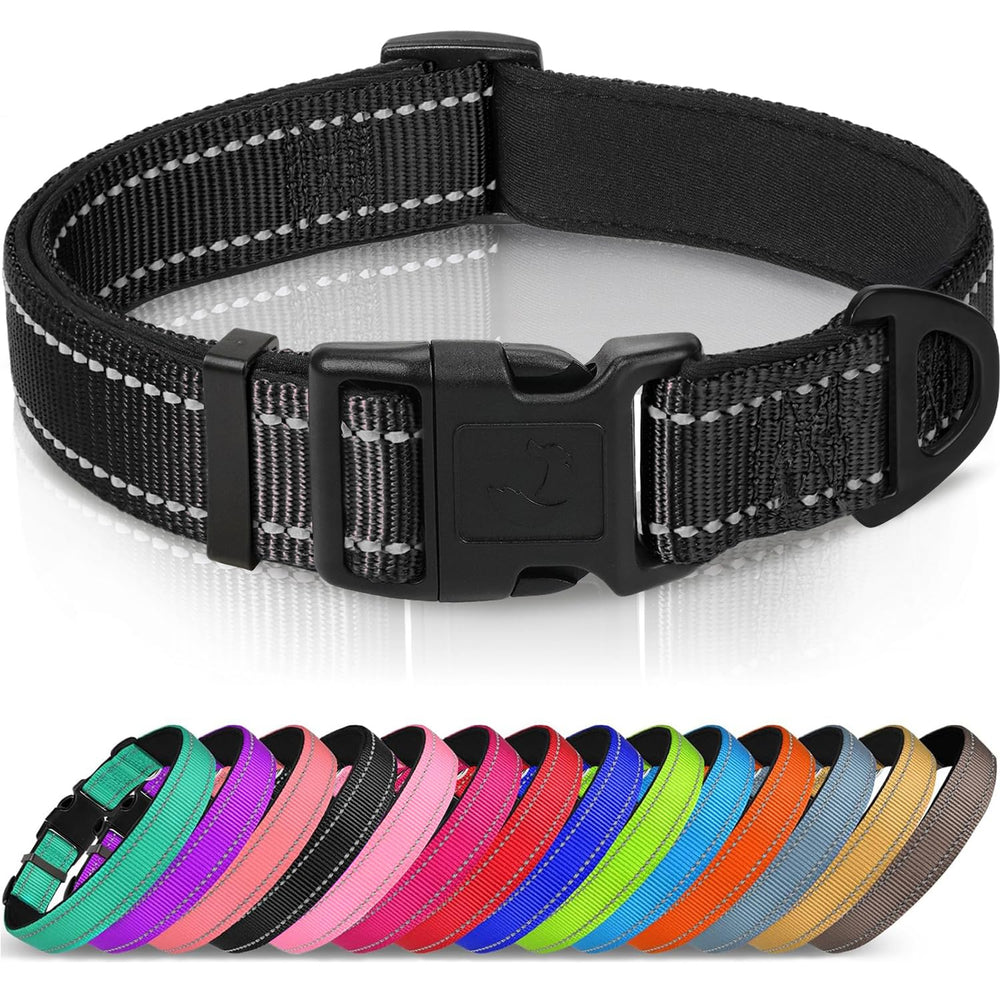 Joytale Reflective Neoprene Padded Adjustable Dog Collar