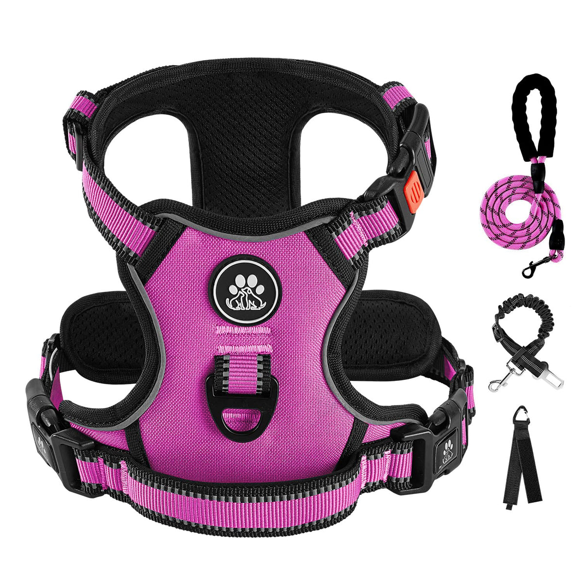 IVY&LANE Dog Harness with Leash Set for Small to Large Dogs