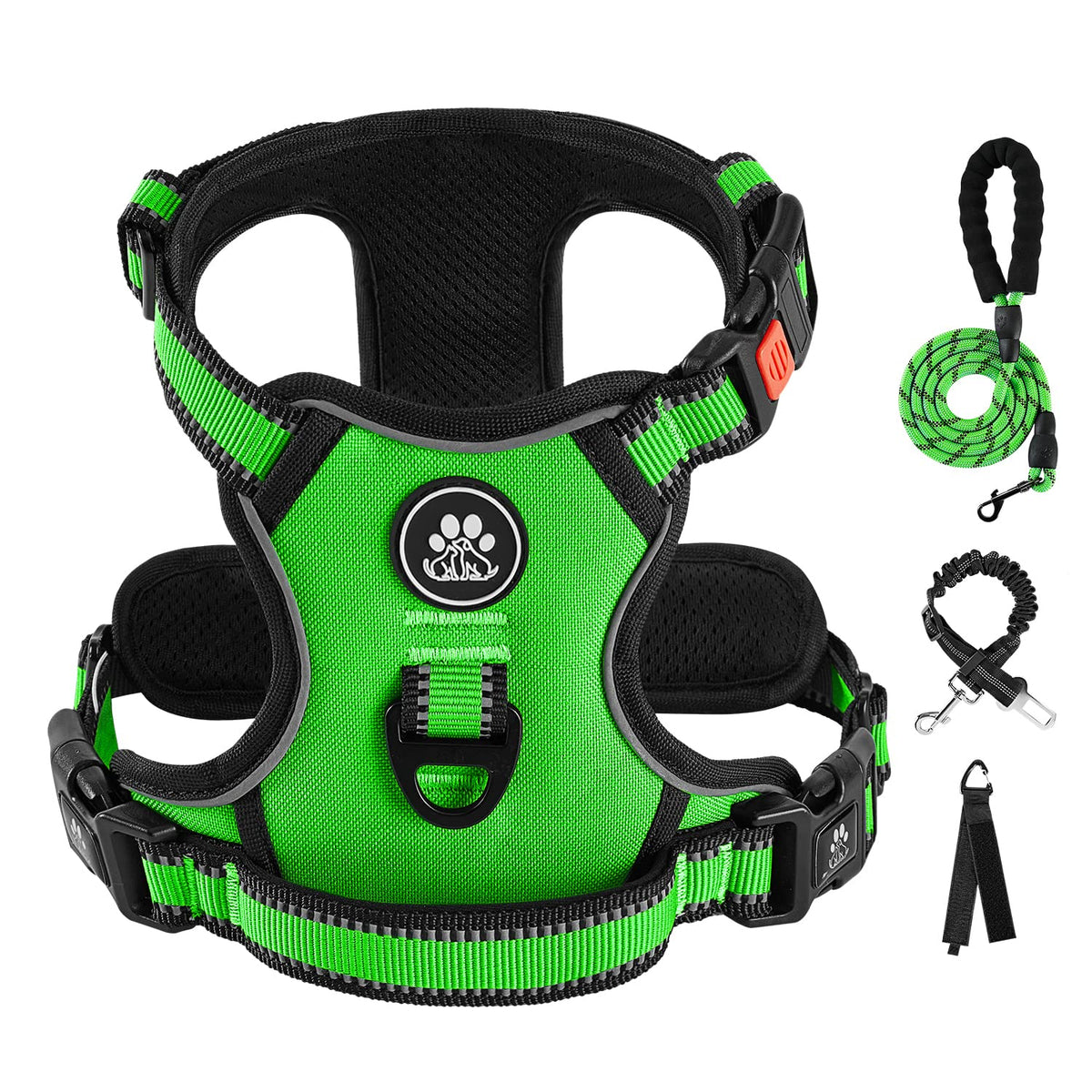 IVY&LANE Dog Harness with Leash Set for Small to Large Dogs