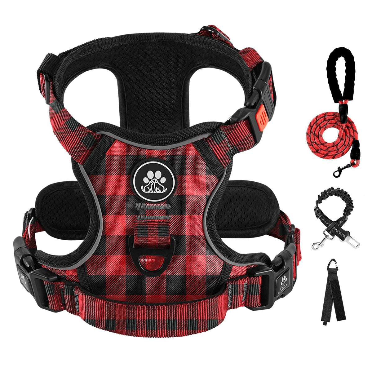 IVY&LANE Dog Harness with Leash Set for Small to Large Dogs
