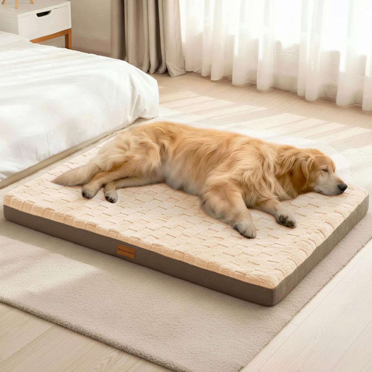 Patas Lague Durable Orthopedic Dog Bed Large Sized Dog