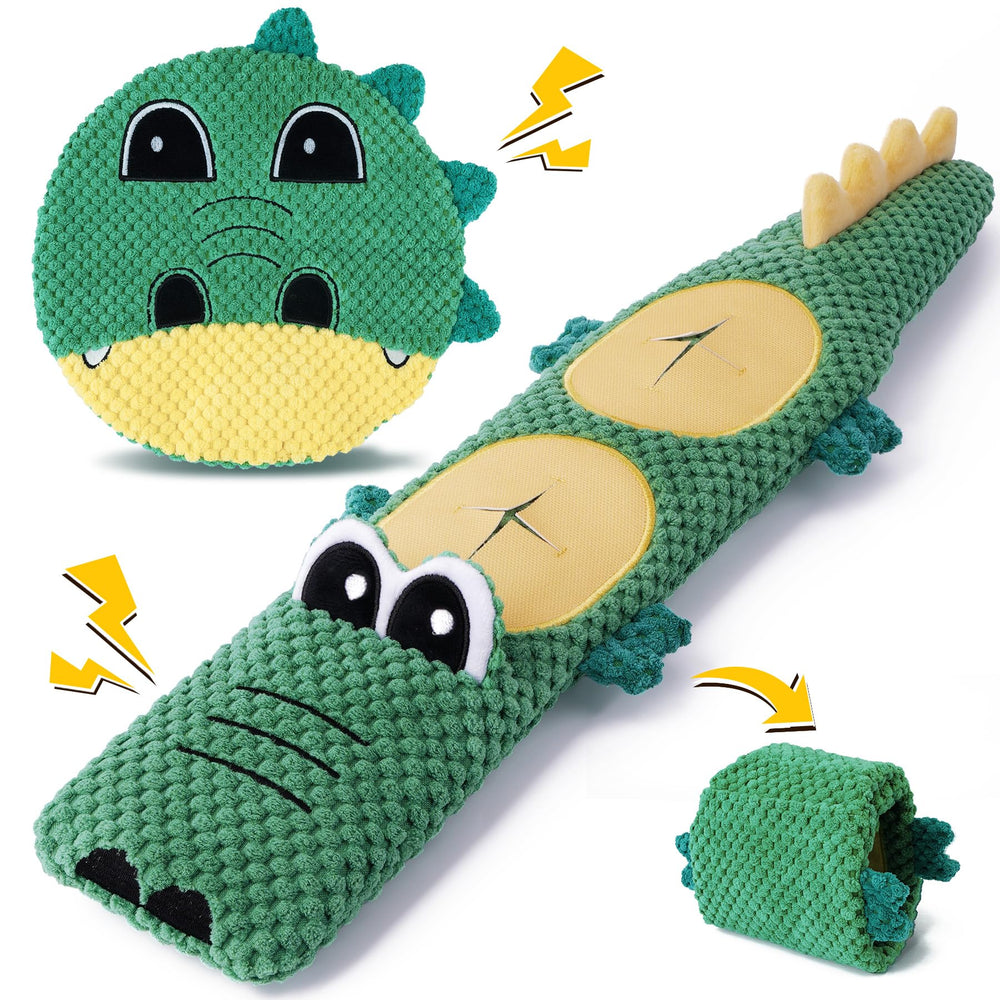 XIUGOAL Stuffing-Free Squeaky Dog Toy for Chewers