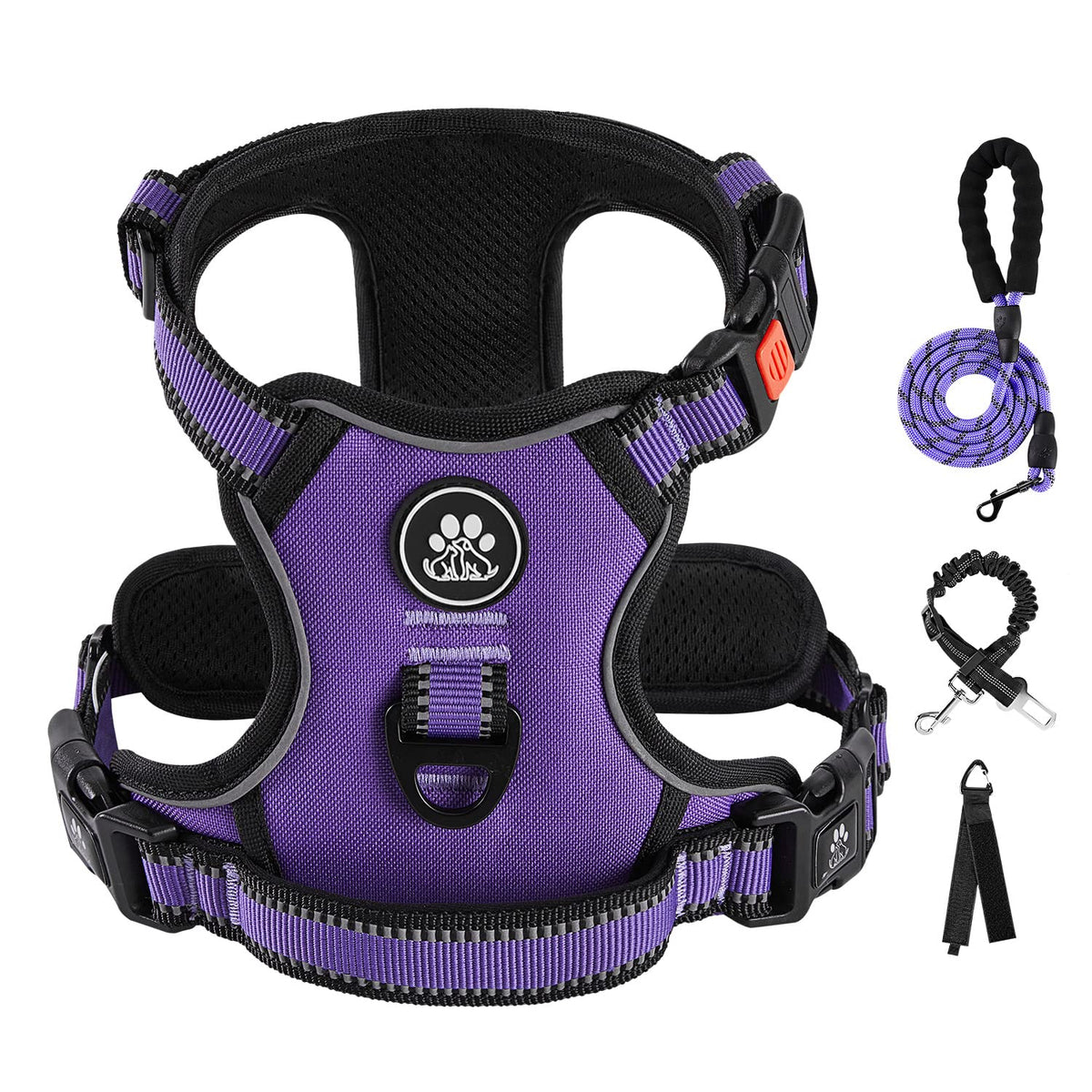 IVY&LANE Dog Harness with Leash Set for Small to Large Dogs