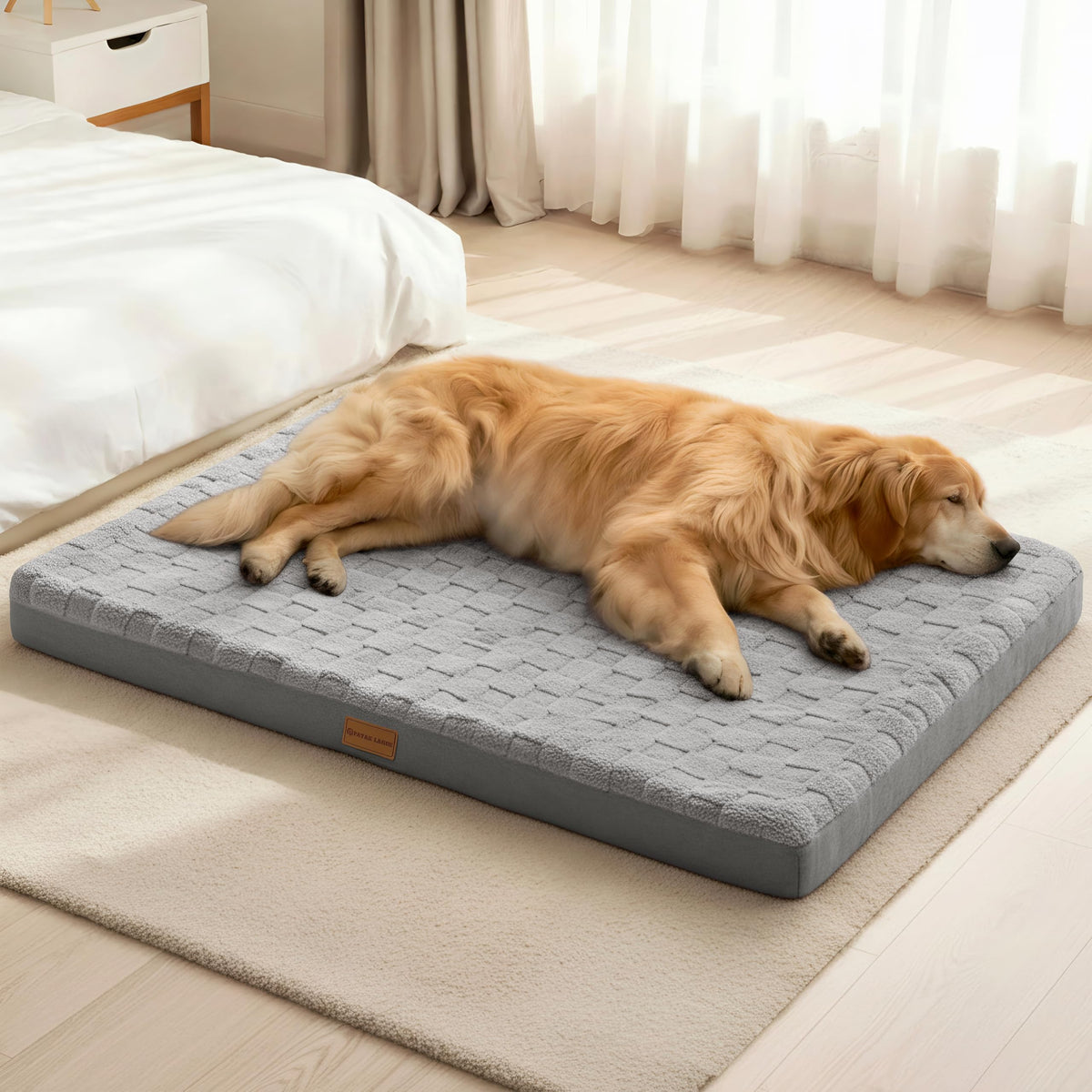 Patas Lague Durable Orthopedic Dog Bed Large Sized Dog