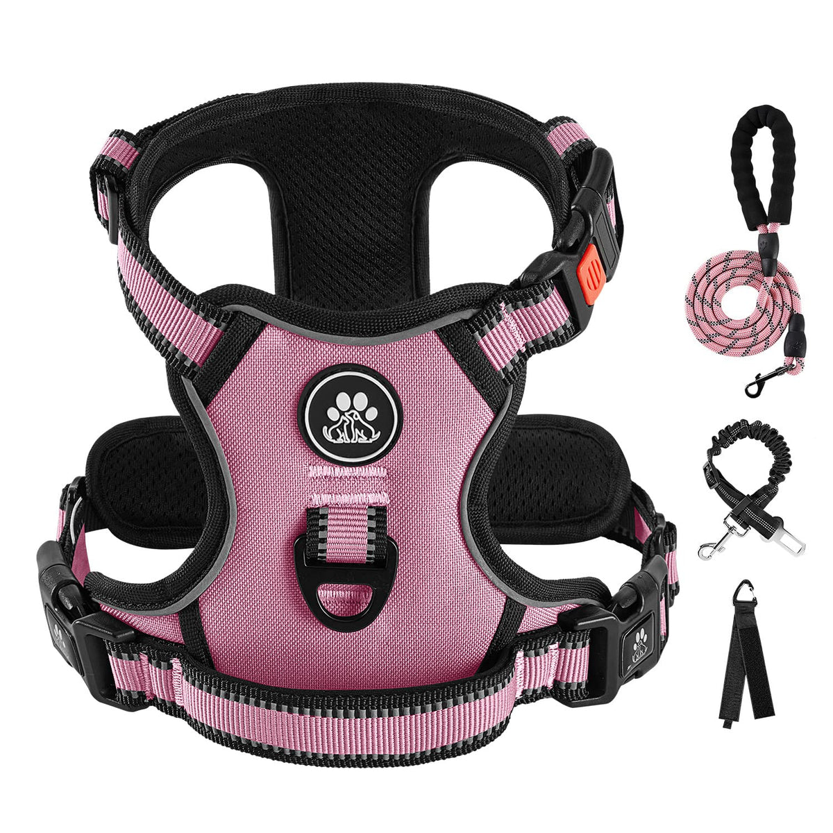 IVY&LANE Dog Harness with Leash Set for Small to Large Dogs