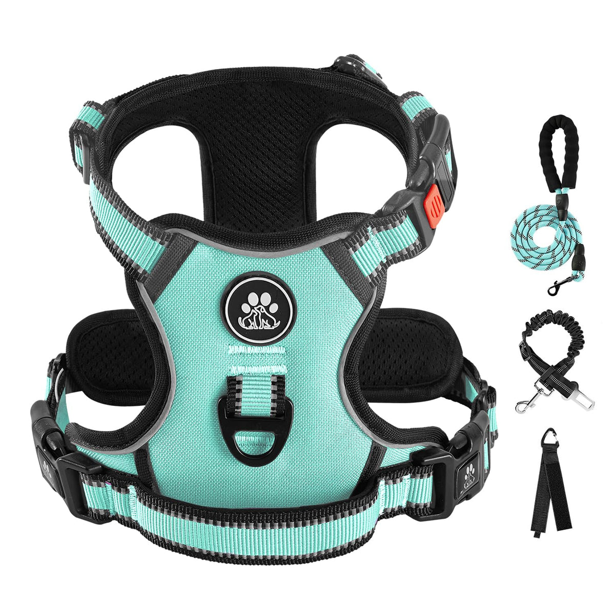 IVY&LANE Dog Harness with Leash Set for Small to Large Dogs