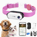 PAWPAWSEN 4K Pet Camera Collar – Mini Action Camera for Pets with Video Recording, Wireless Body Cam for Pet Supplies, Outdoor/Indoor Gift for Cats and Dogs