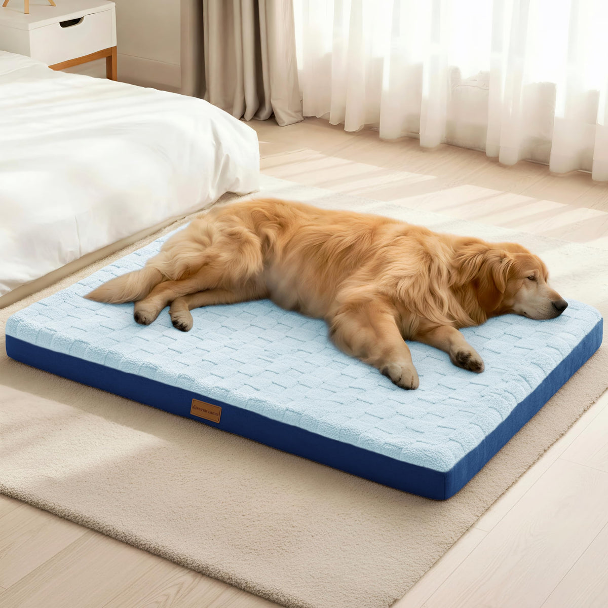Patas Lague Durable Orthopedic Dog Bed Large Sized Dog