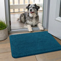 Smiry Dog Door Mat for Muddy Paws, Absorbent Dirt Trapper, Non-Slip Washable Chenille Entryway Rug for Inside Floor