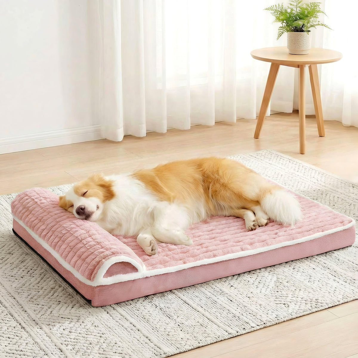 Jolifield Orthopedic Large Dog Bed Pillow Pet Sofa Bed