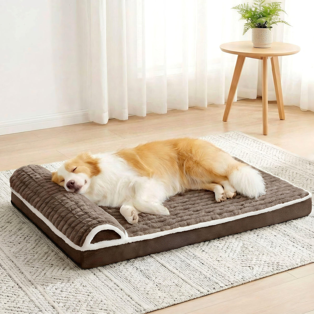 Jolifield Orthopedic Large Dog Bed Pillow Pet Sofa Bed